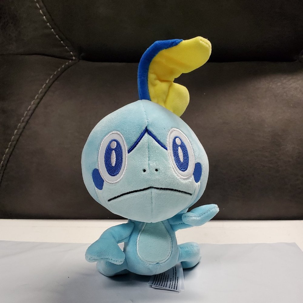 Plush Pokemon Sobble Stuffed Animal - Blue - 2022 - 10 inch Tall